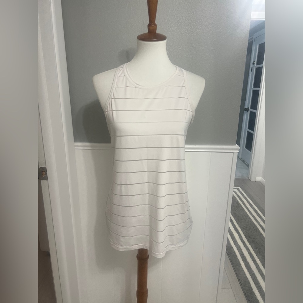 Athleta Racerback White Tank size S